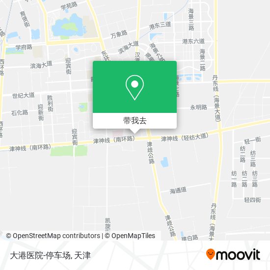 大港医院-停车场地图