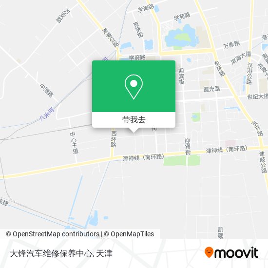 大锋汽车维修保养中心地图