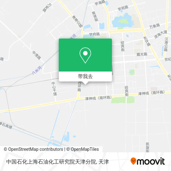 中国石化上海石油化工研究院天津分院地图