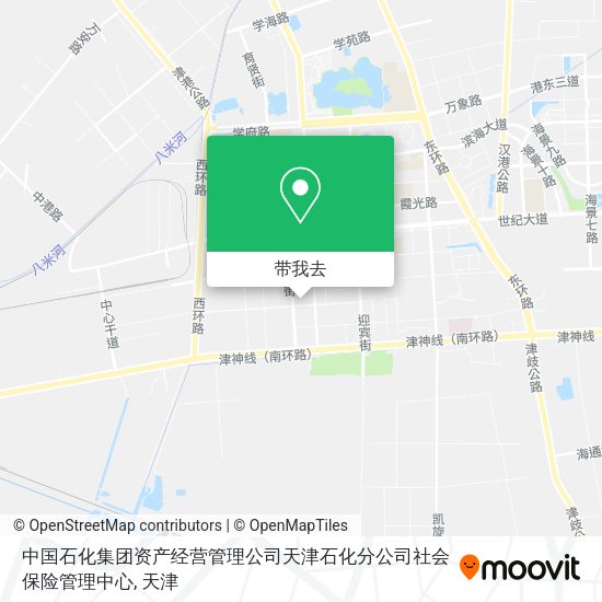 中国石化集团资产经营管理公司天津石化分公司社会保险管理中心地图