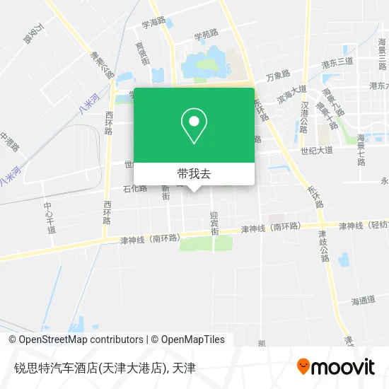 锐思特汽车酒店(天津大港店)地图