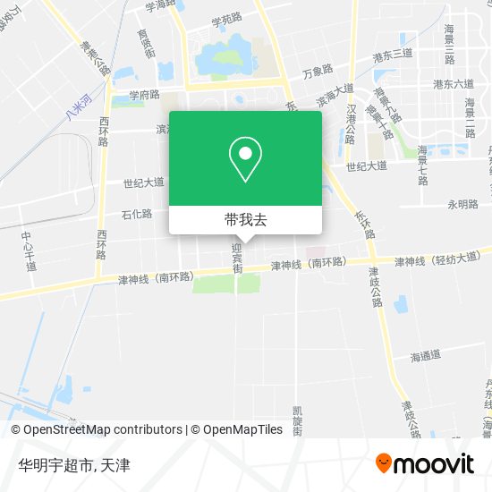 华明宇超市地图
