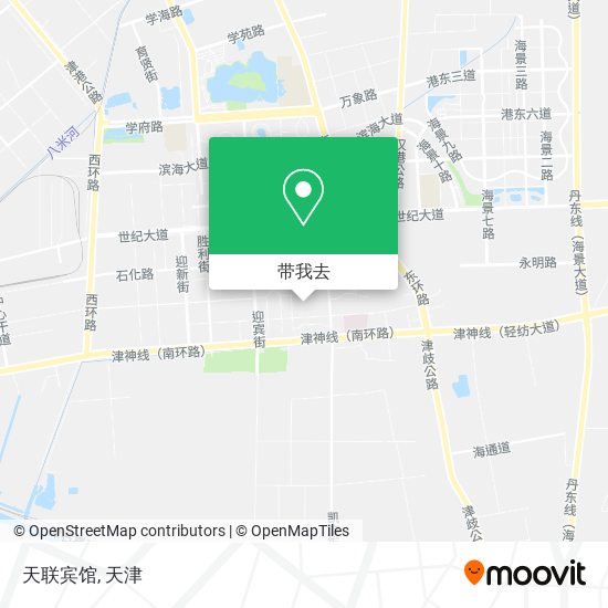 天联宾馆地图