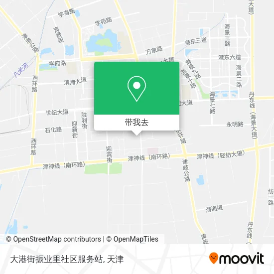 大港街振业里社区服务站地图