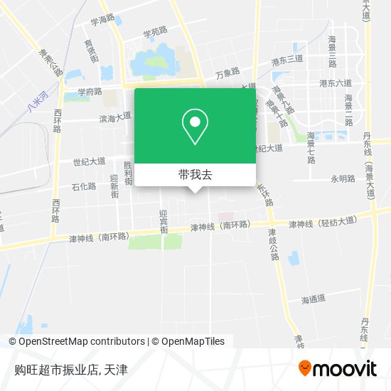 购旺超市振业店地图