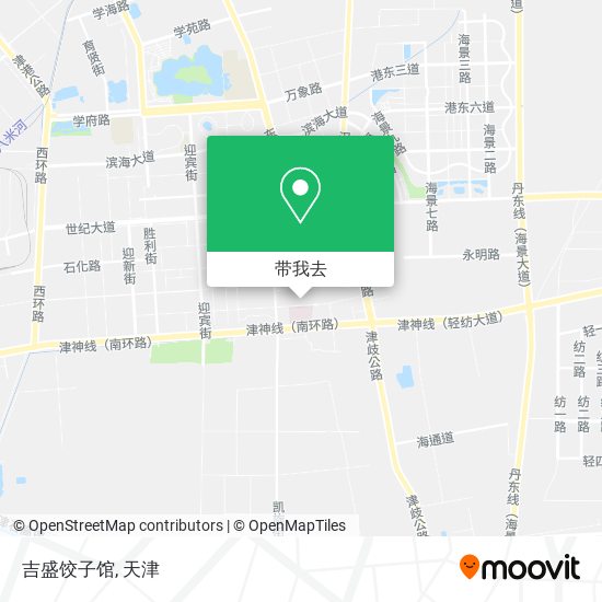 吉盛饺子馆地图