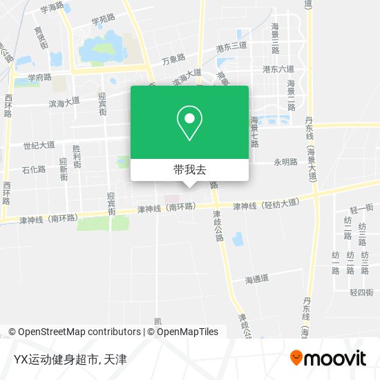 YX运动健身超市地图