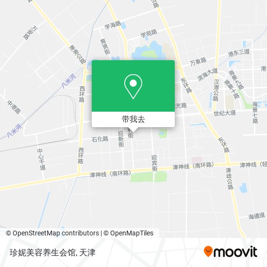 珍妮美容养生会馆地图