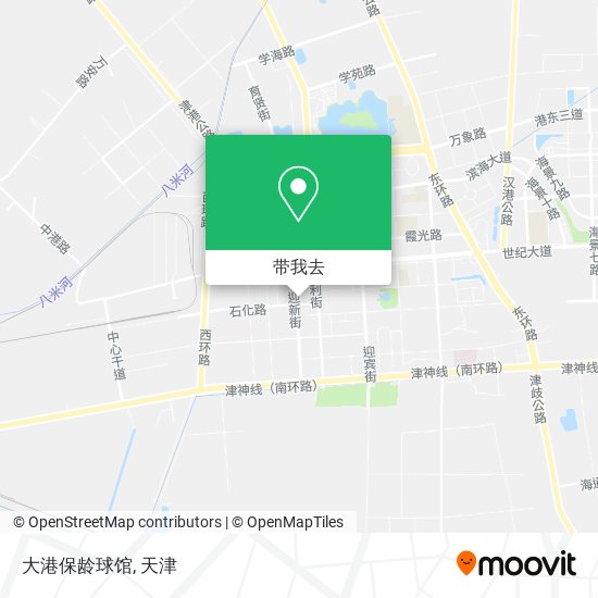 大港保龄球馆地图