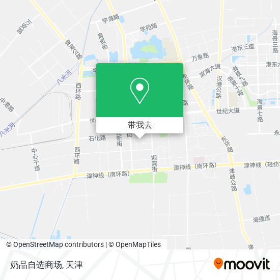 奶品自选商场地图