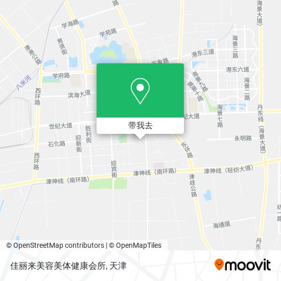 佳丽来美容美体健康会所地图