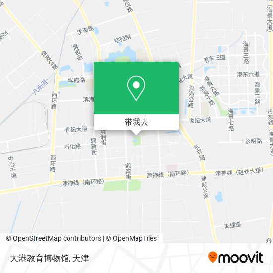 大港教育博物馆地图