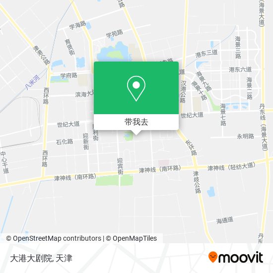 大港大剧院地图