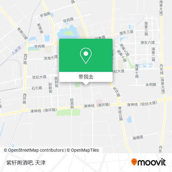 紫轩阁酒吧地图