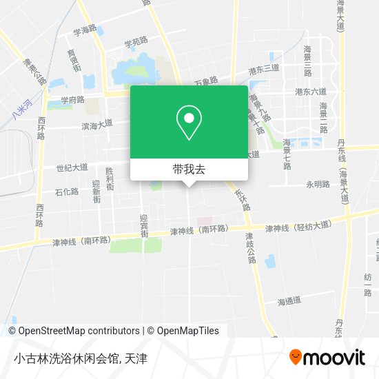 小古林洗浴休闲会馆地图
