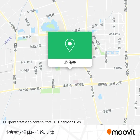 小古林洗浴休闲会馆地图