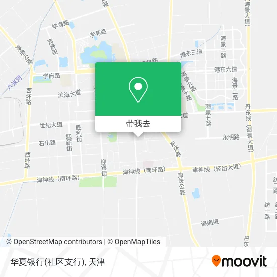 华夏银行(社区支行)地图