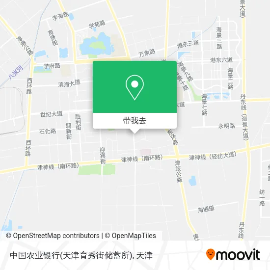 中国农业银行(天津育秀街储蓄所)地图