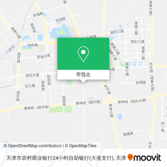 天津市农村商业银行24小时自助银行(大港支行)地图