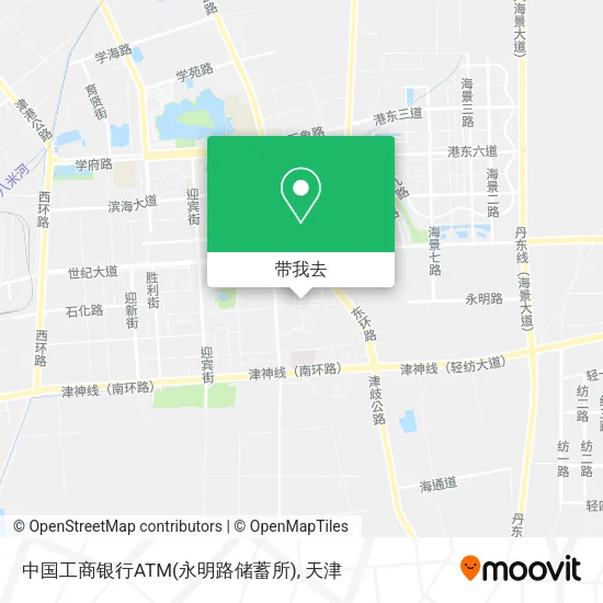 中国工商银行ATM(永明路储蓄所)地图