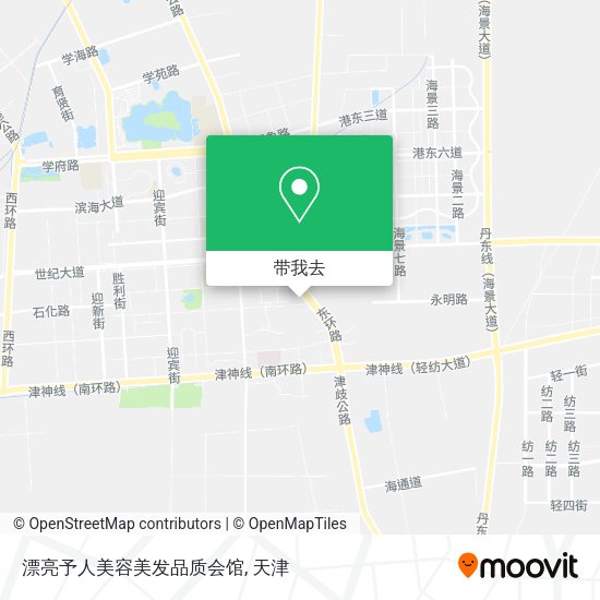 漂亮予人美容美发品质会馆地图