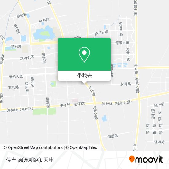 停车场(永明路)地图