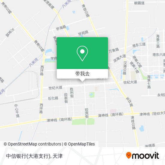 中信银行(大港支行)地图