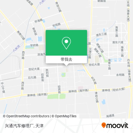 兴通汽车修理厂地图