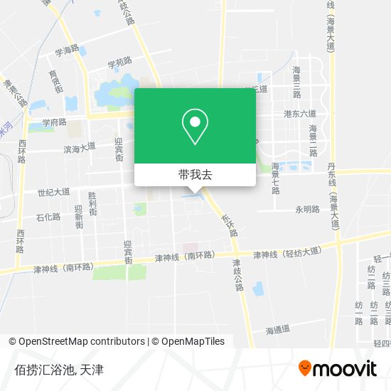 佰捞汇浴池地图