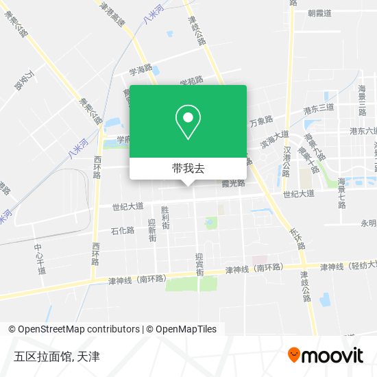 五区拉面馆地图