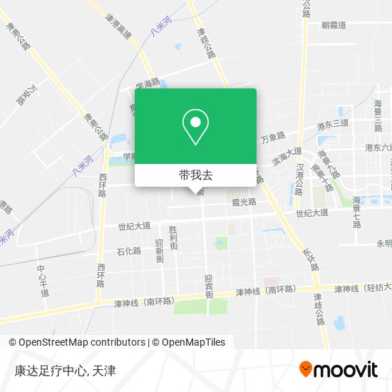 康达足疗中心地图