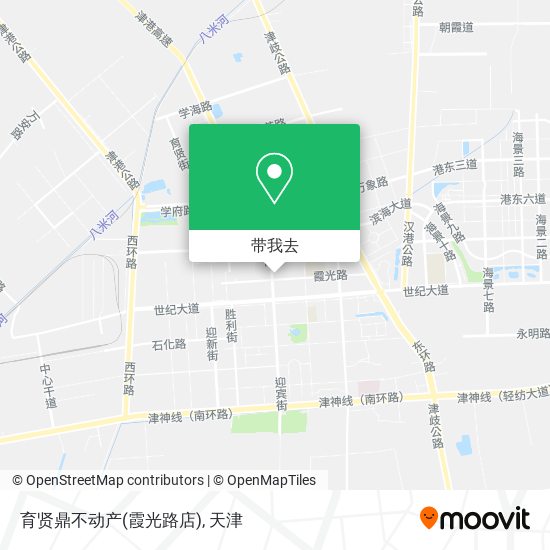 育贤鼎不动产(霞光路店)地图