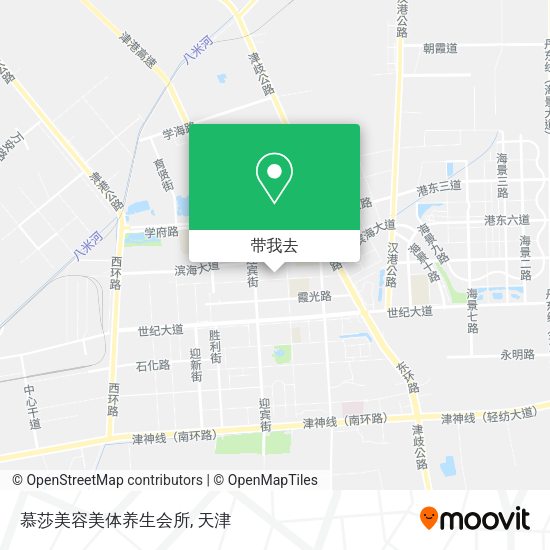 慕莎美容美体养生会所地图