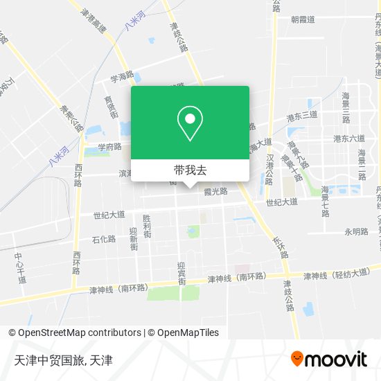 天津中贸国旅地图