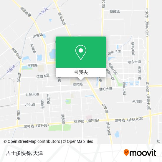 吉士多快餐地图
