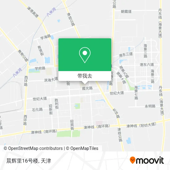 晨辉里16号楼地图