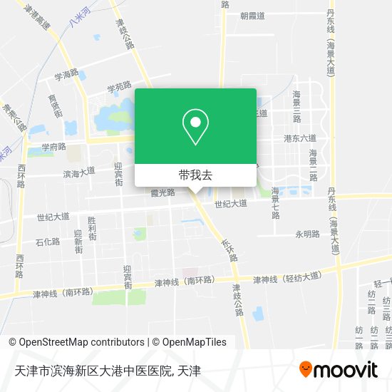 天津市滨海新区大港中医医院地图