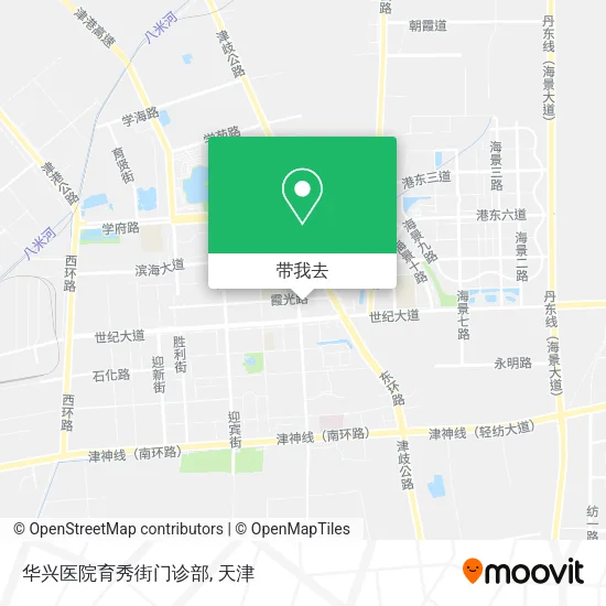 华兴医院育秀街门诊部地图