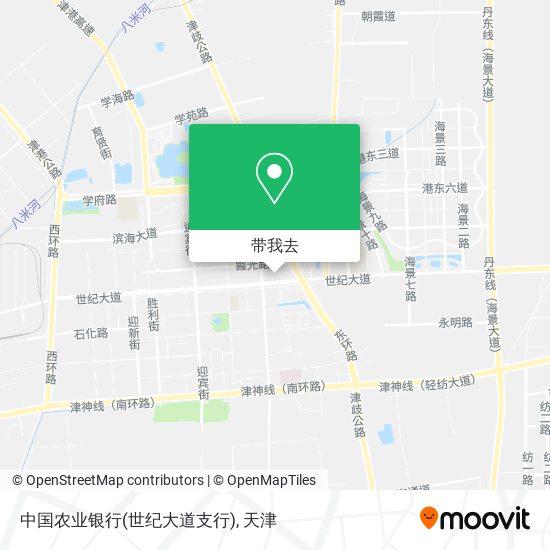 中国农业银行(世纪大道支行)地图
