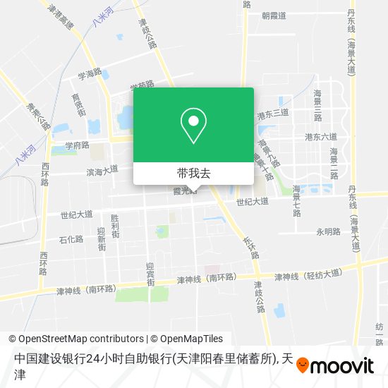 中国建设银行24小时自助银行(天津阳春里储蓄所)地图