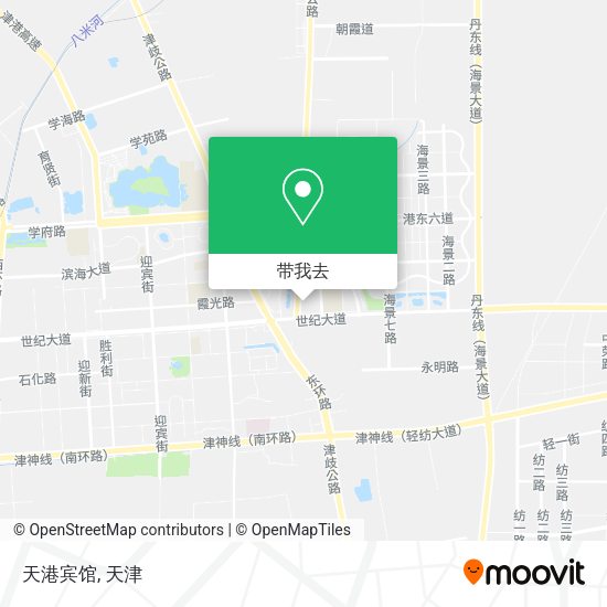 天港宾馆地图