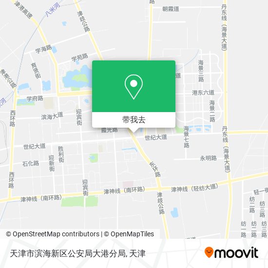 天津市滨海新区公安局大港分局地图