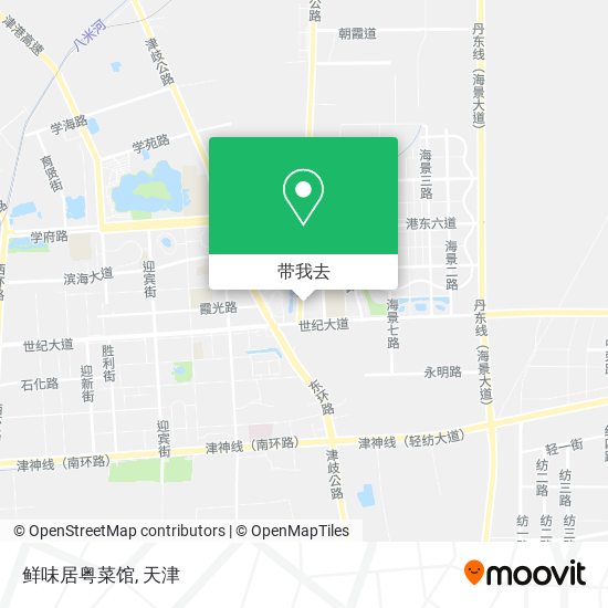 鲜味居粤菜馆地图