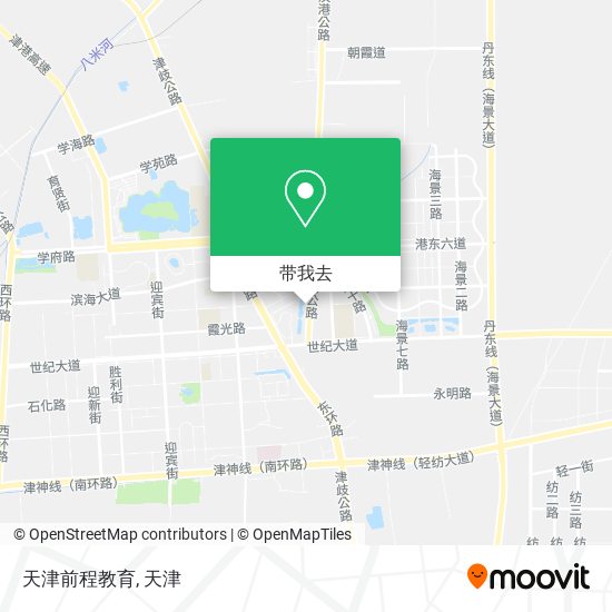 天津前程教育地图