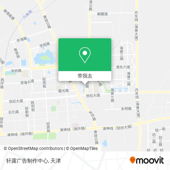 轩露广告制作中心地图