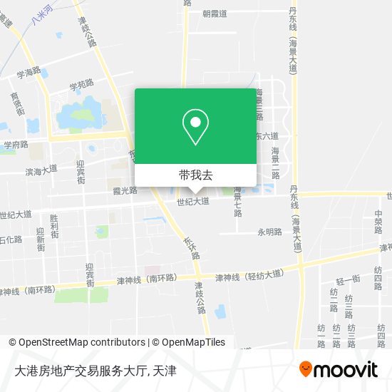 大港房地产交易服务大厅地图