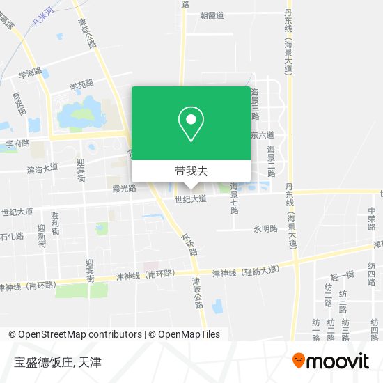 宝盛德饭庄地图