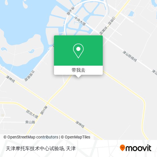 天津摩托车技术中心试验场地图