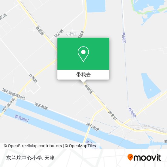 东兰坨中心小学地图