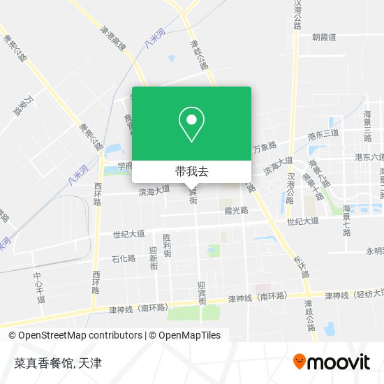 菜真香餐馆地图